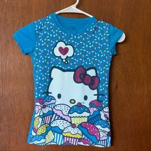 Girls Hello Kitty Cupcake T-Shirt